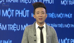 Trấn Thành hào hứng 'chặt chém' trong chương trình 'một trăm triệu một phút'